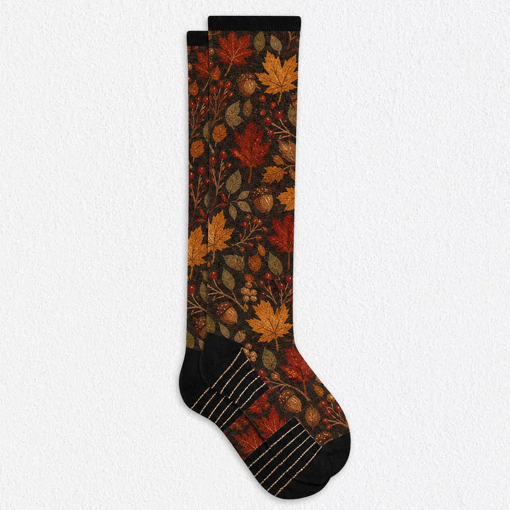 Voysox Compression Socks — Autumn Acorn