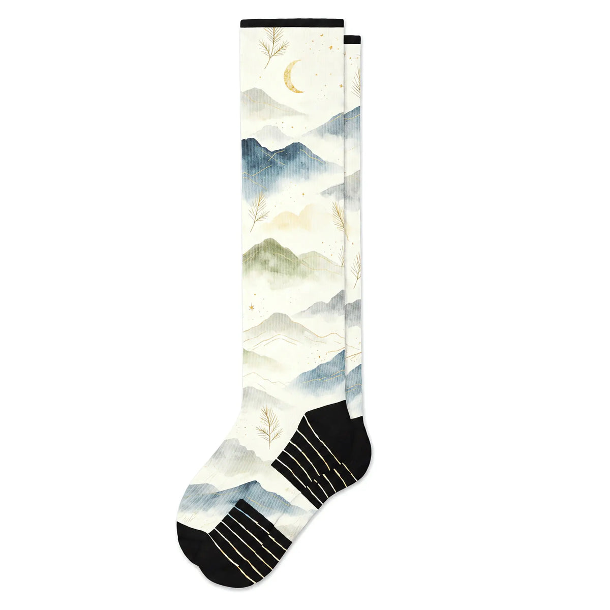Voysox Compression Socks ‑ Ink‑Wash Style