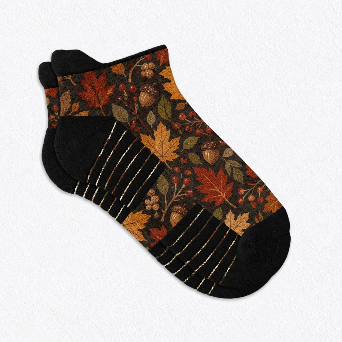 Voysox Ankle Compression Socks — Autumn Acorn