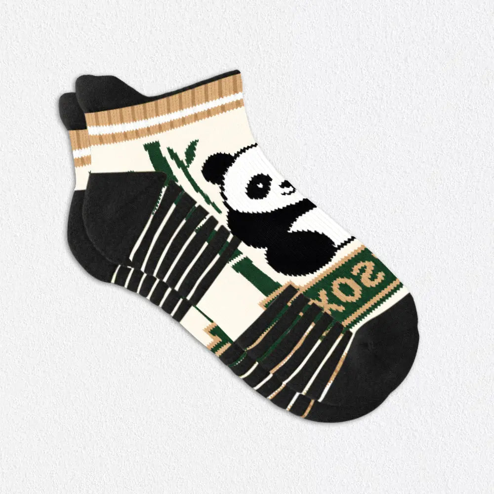 Voysox Ankle Compression Socks, Panda Print Support Socks