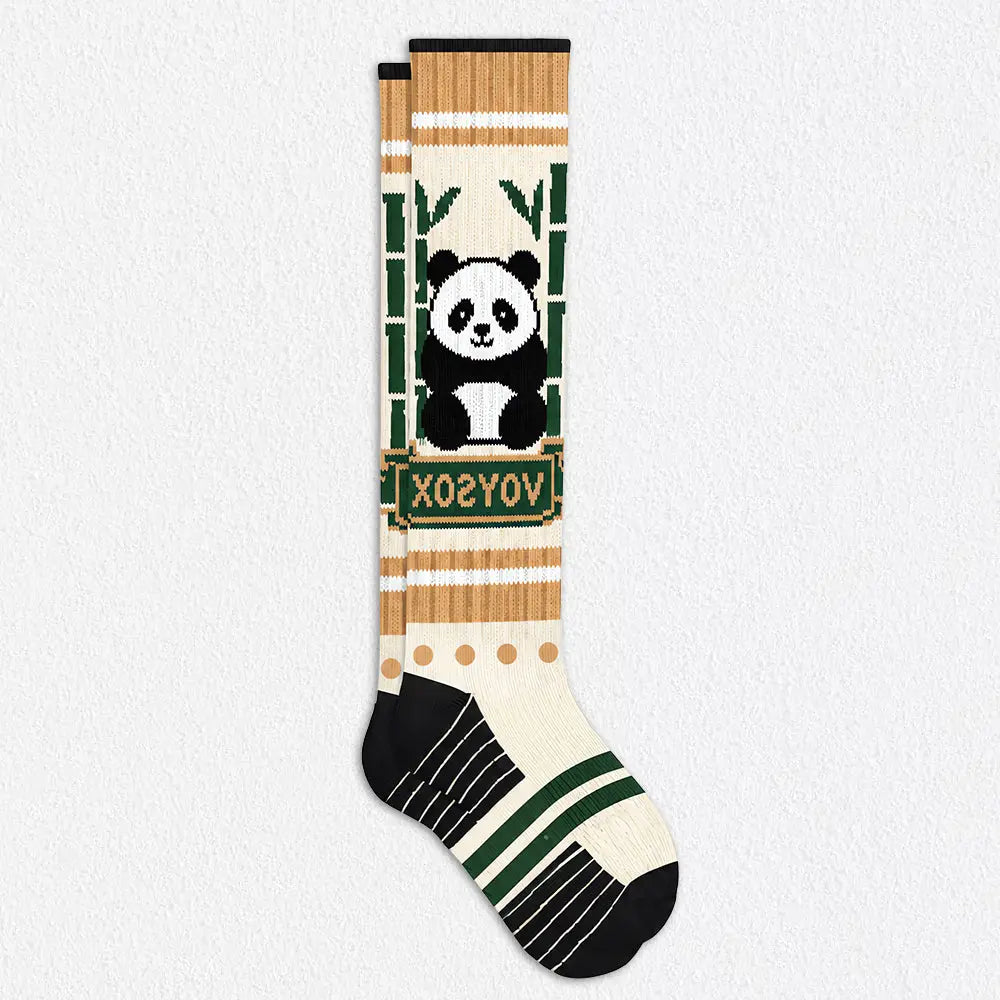 Voysox Compression Socks‑Cute Panda Print Support Socks for Daily Wear