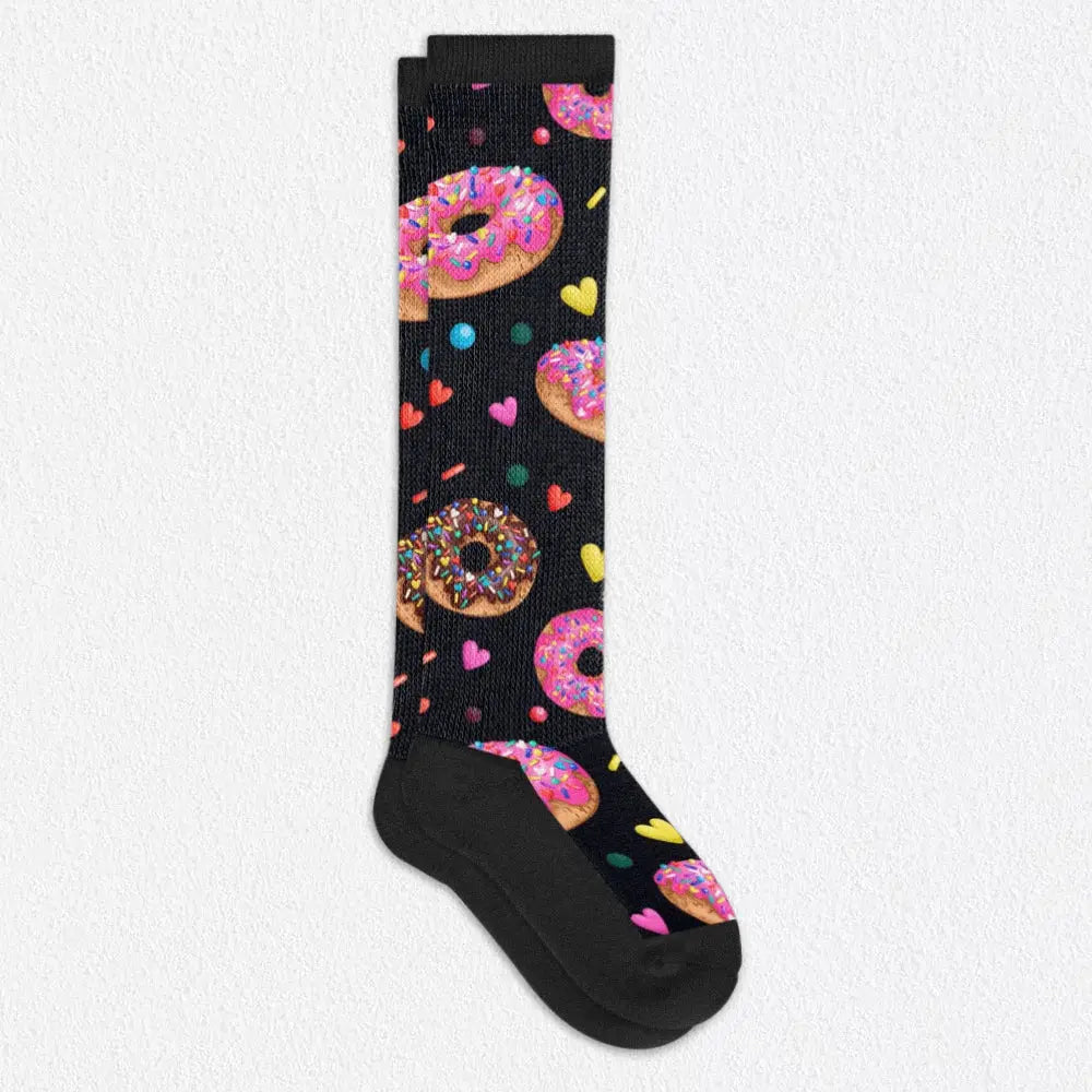 Donut Delight  NoMark™ Socks - Wide Calf Fit