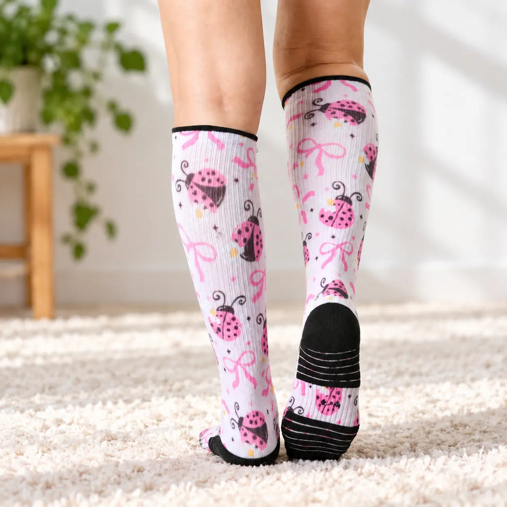 Voysox Graduated Compression Socks, Light Compression for Fatigued, Heavy Feet