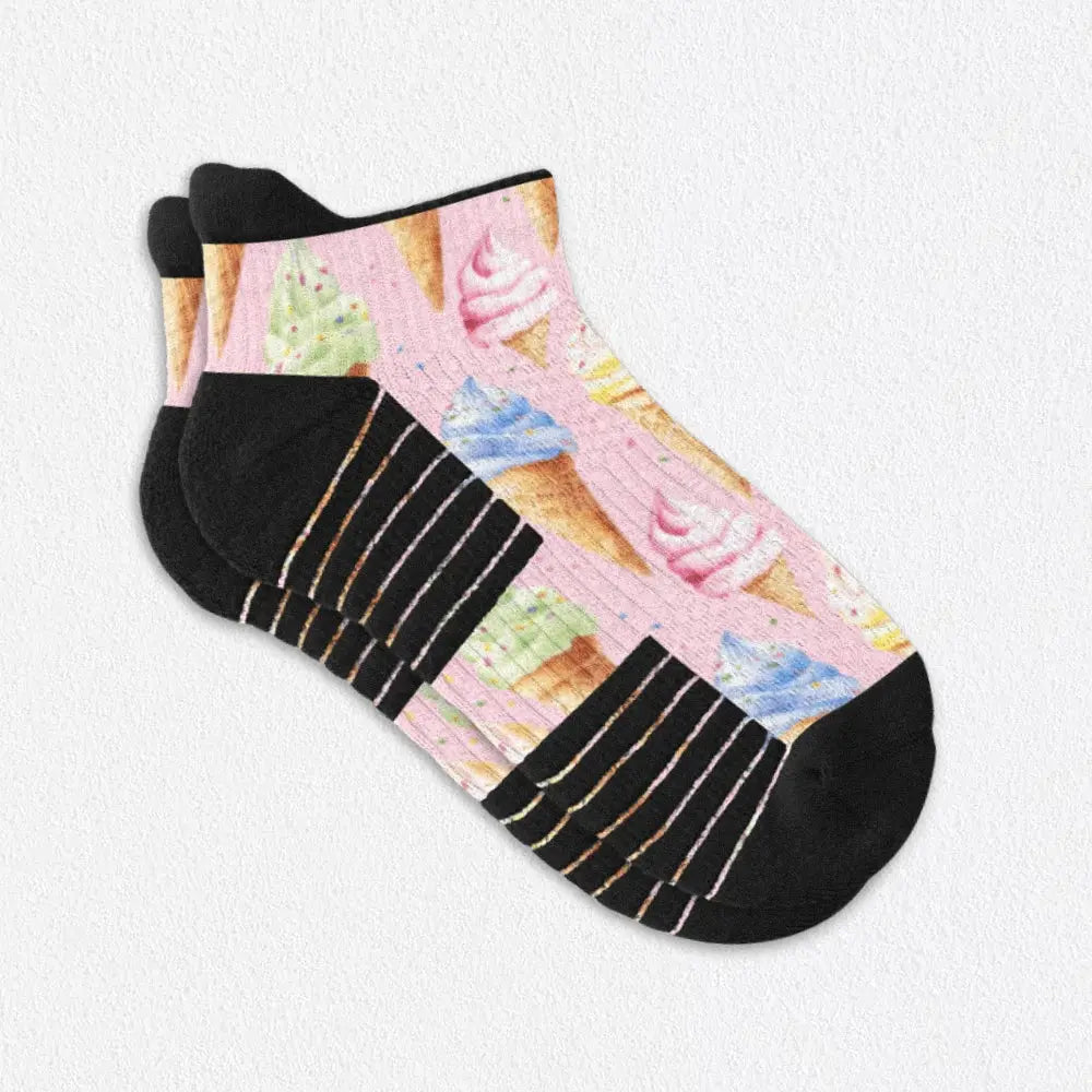 Voysox Soft Serve Ankle Compression Socks, 14 mmHg Gentle Support