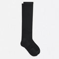 Black Compression Stockings for Men | Knee High 12-15 mmHg