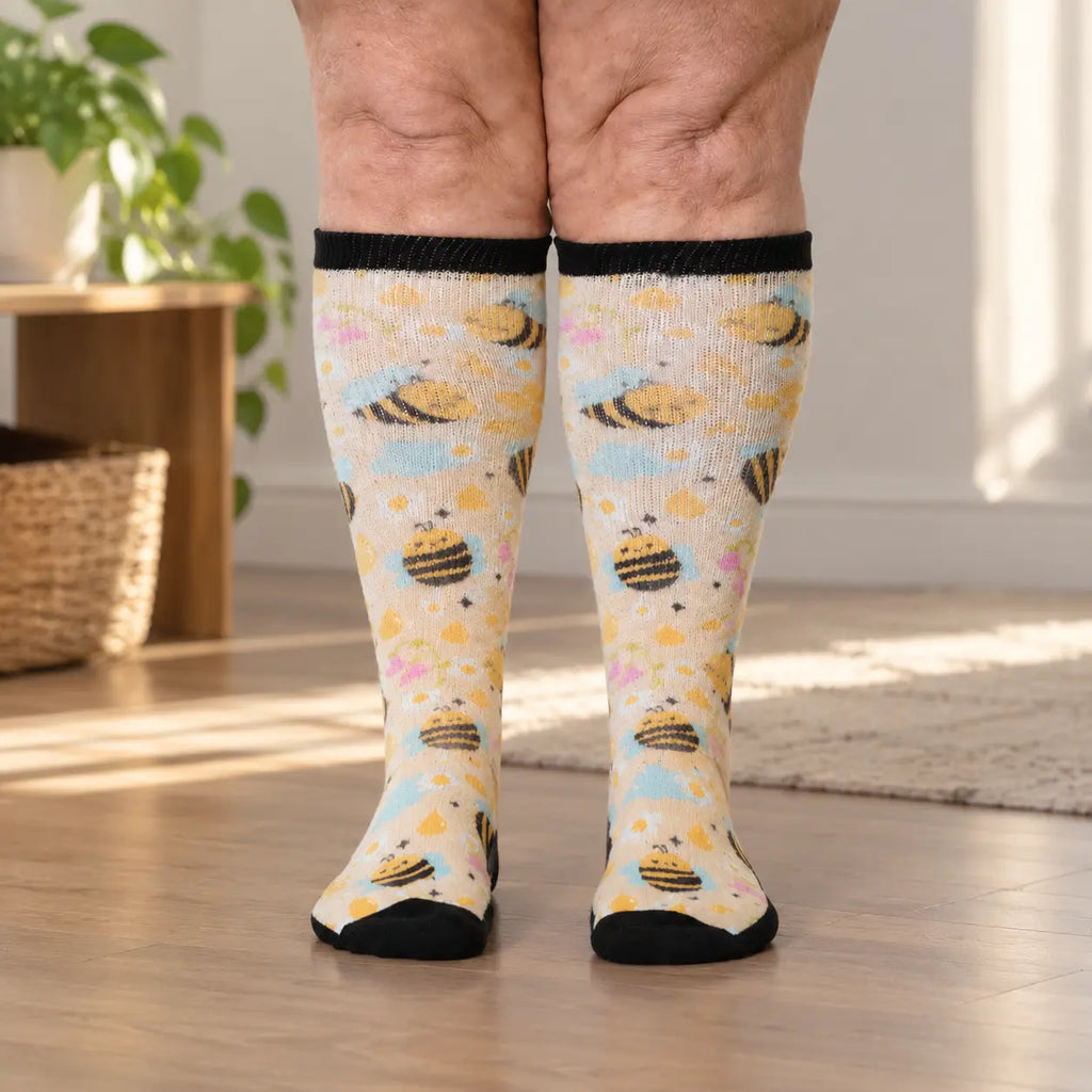 Extra Wide Socks -NoMark™ Cushioned Fit