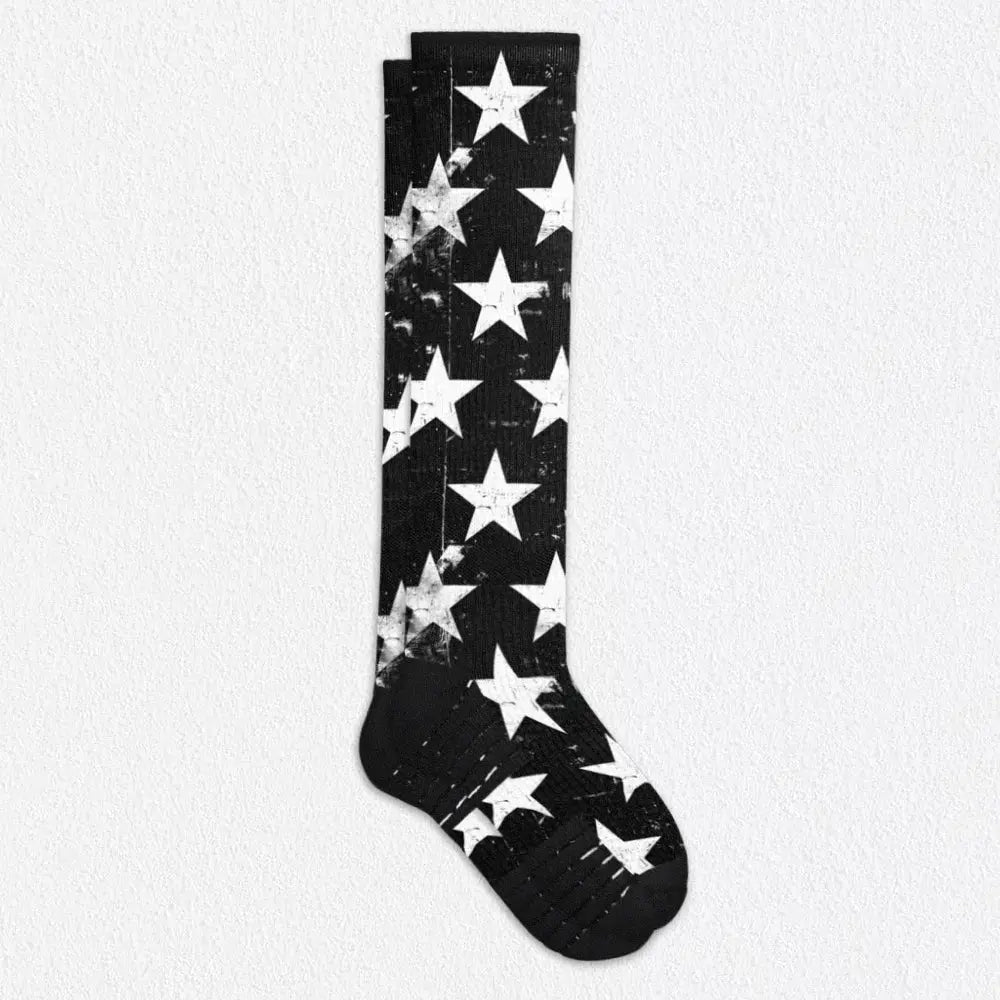 Retro Stars Compression Stockings for Women | Gentle Support