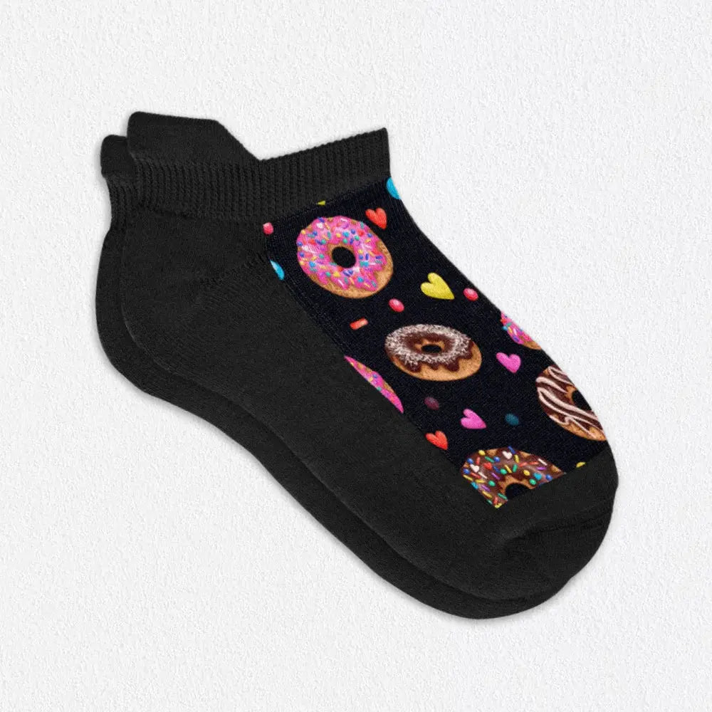 Peace Ankle Socks - Hippie Pattern Daily Wear