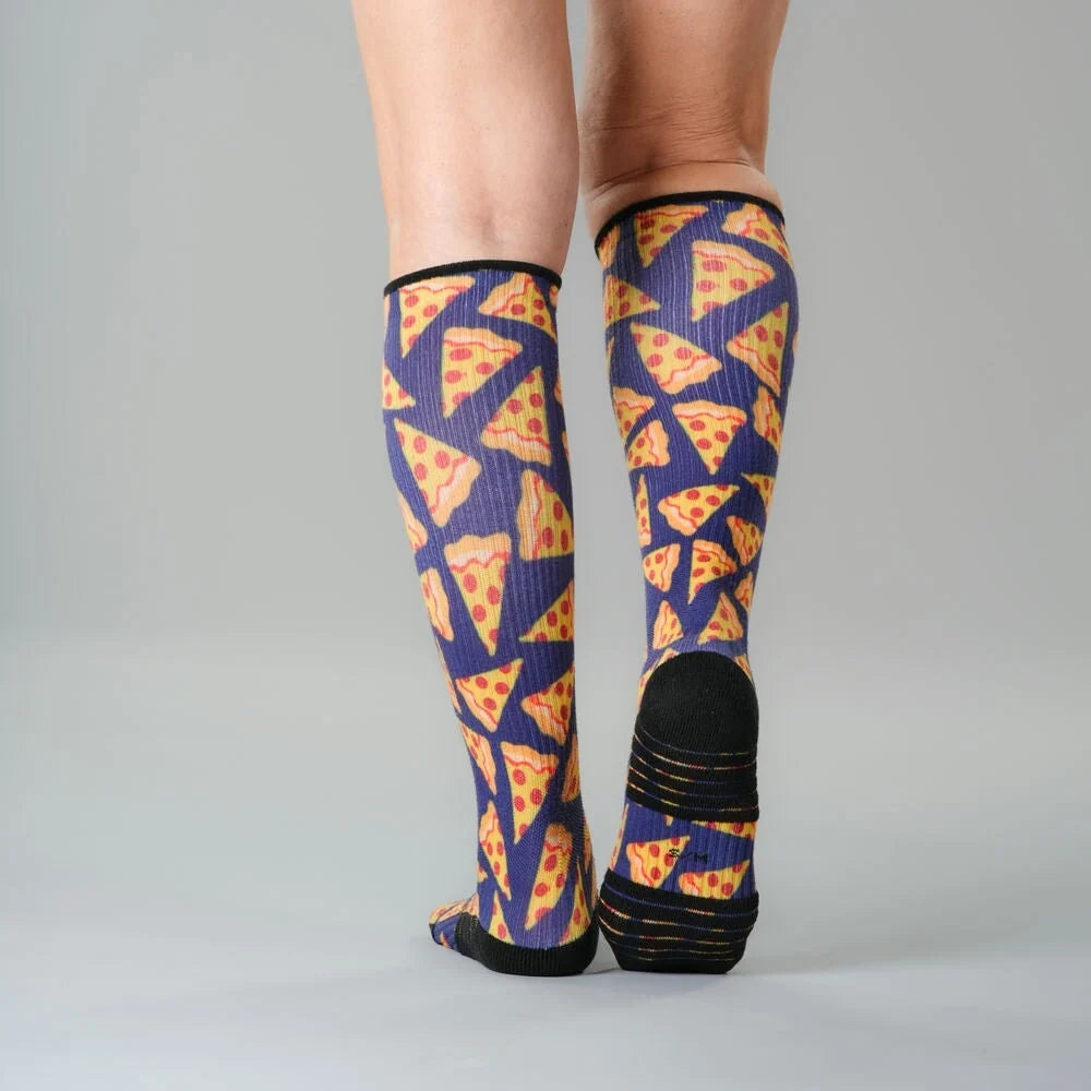 Pizza Party Compression Socks