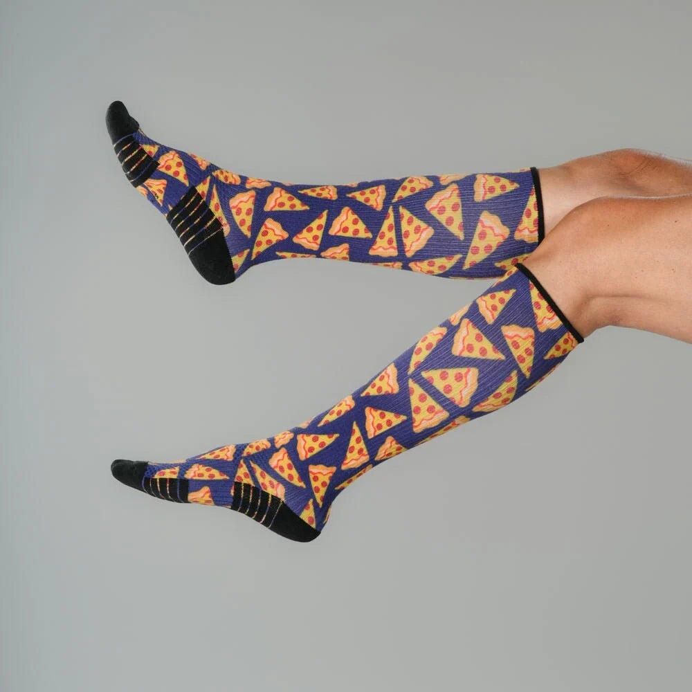 Pizza Party Compression Socks