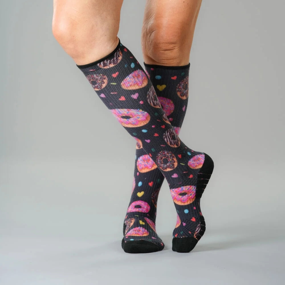 Donut Delight Compression Socks