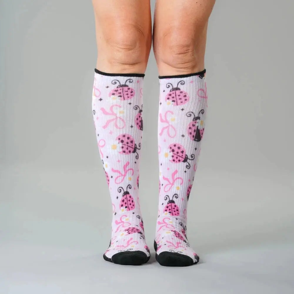 Graduated Compression Socks - fabric detail close-up