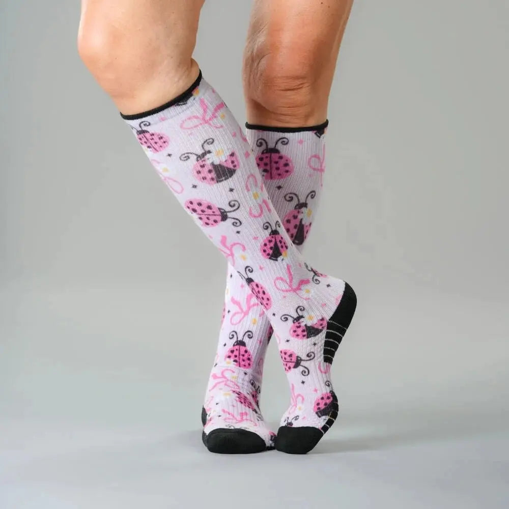 Graduated Compression Socks - cushioned sole detail