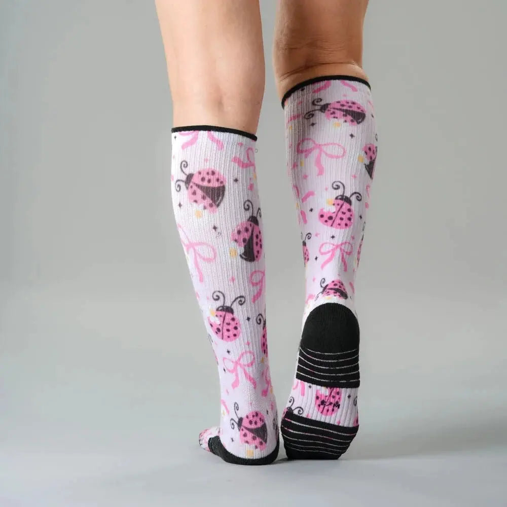 Graduated Compression Socks - breathable knit detail
