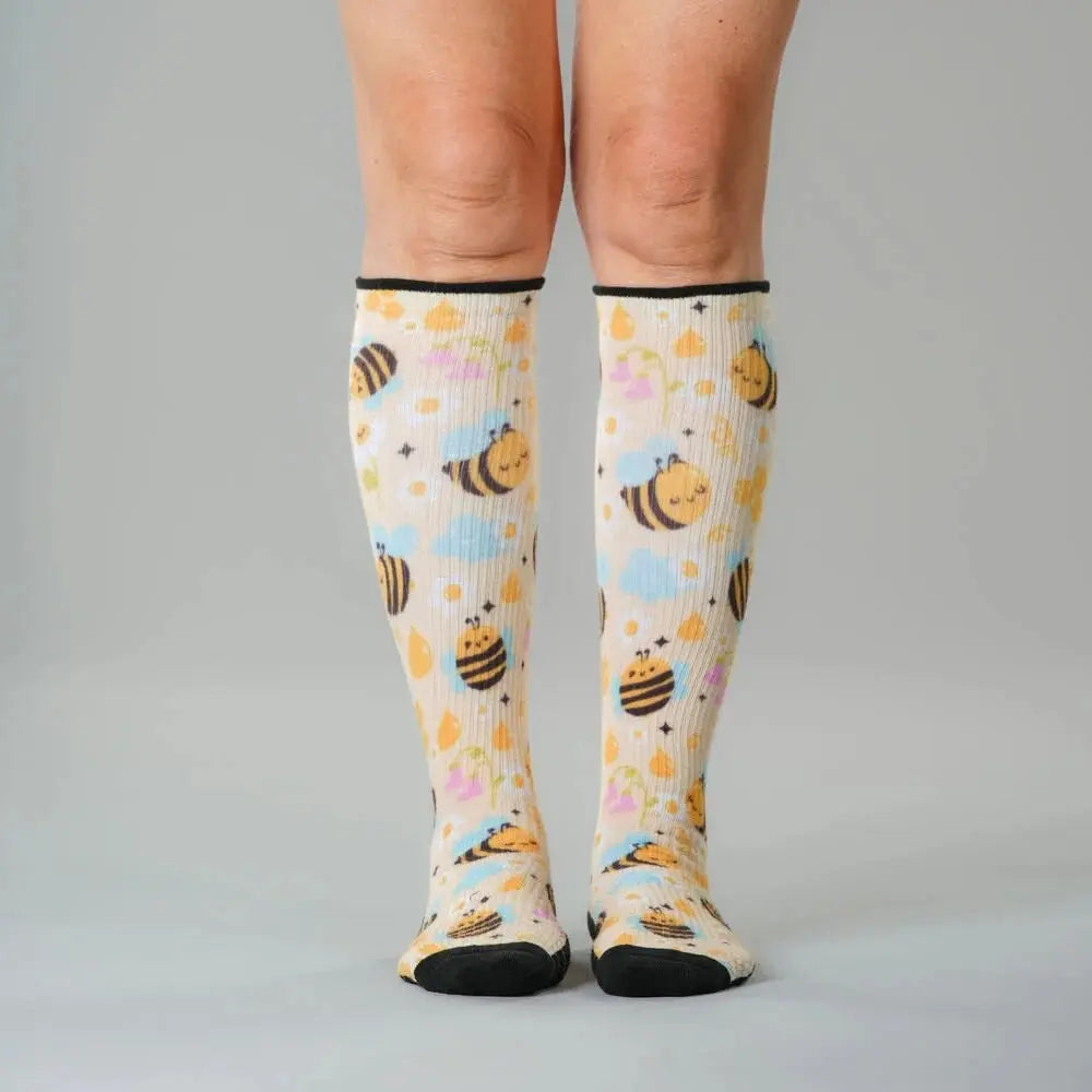 Compression Socks - fabric detail close-up