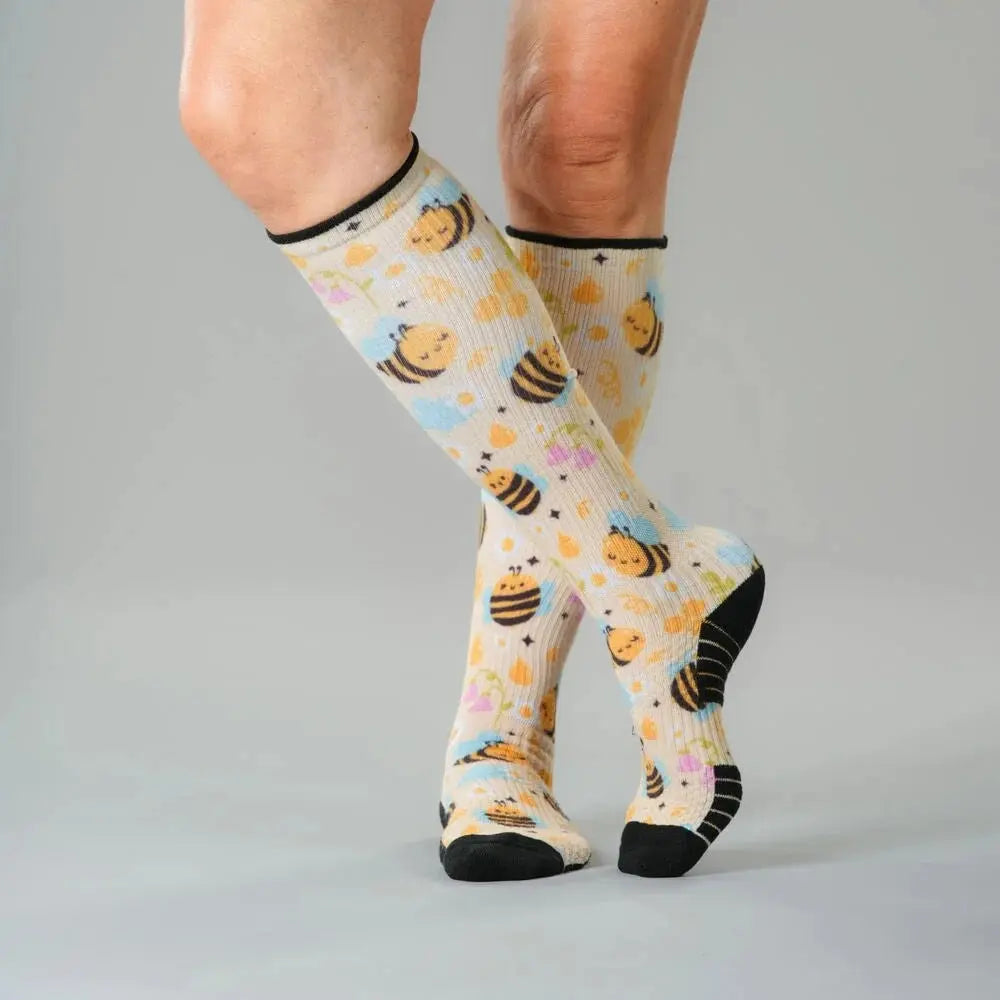 Compression Socks - cushioned sole detail