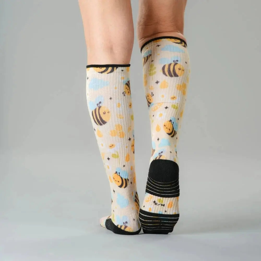 Compression Socks - breathable knit detail