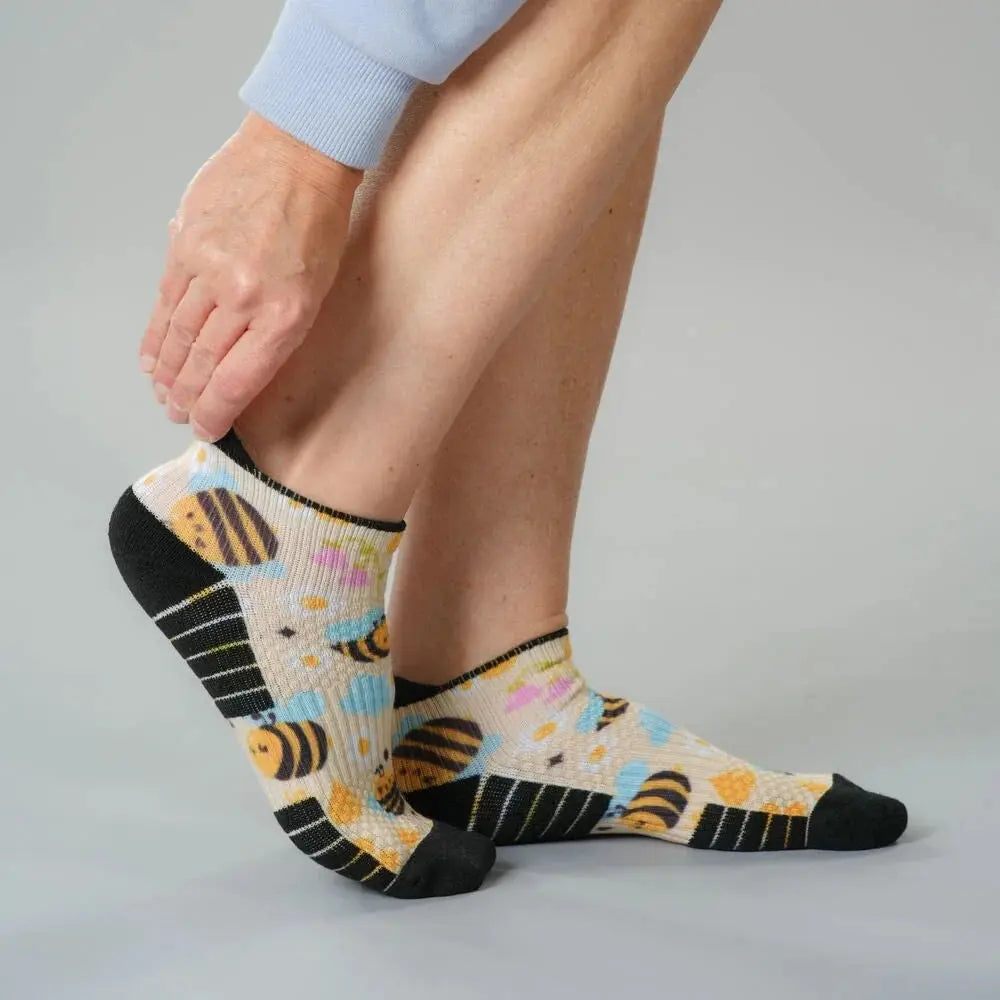 Ankle Compression Socks 3 - cushioned sole detail