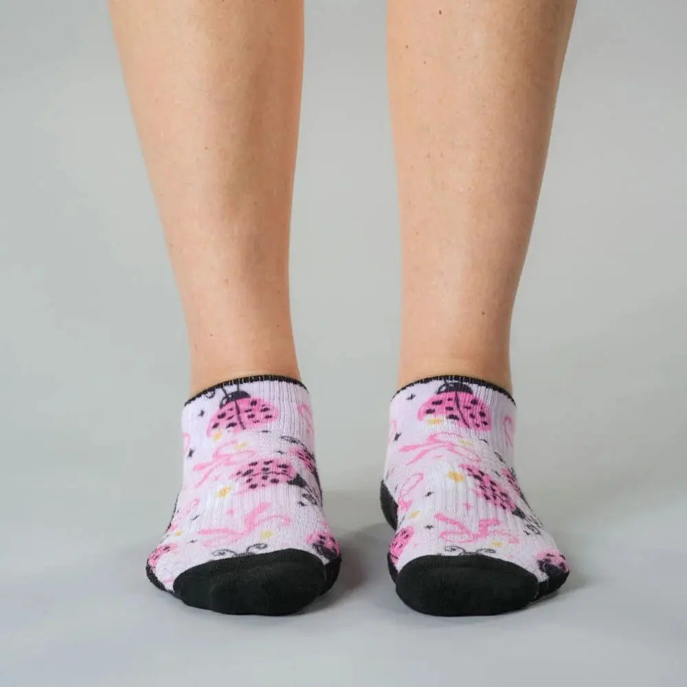 Ankle Compression Socks - fabric detail close-up