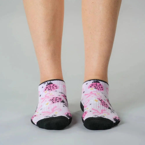Ankle Compression Socks - fabric detail close-up