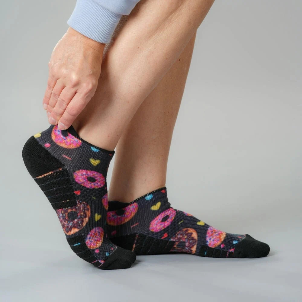 Donut Delight Ankle Compression Socks