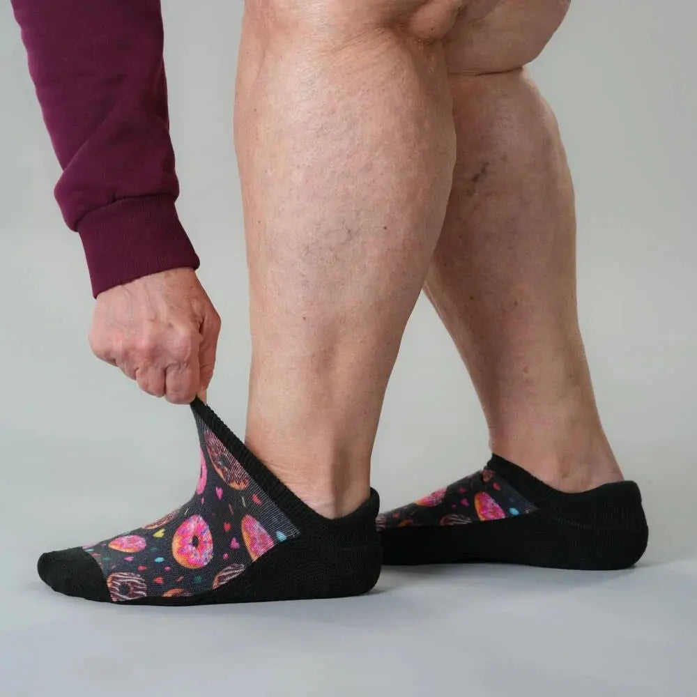 Peace ankle socks - no tight elastic comfort band