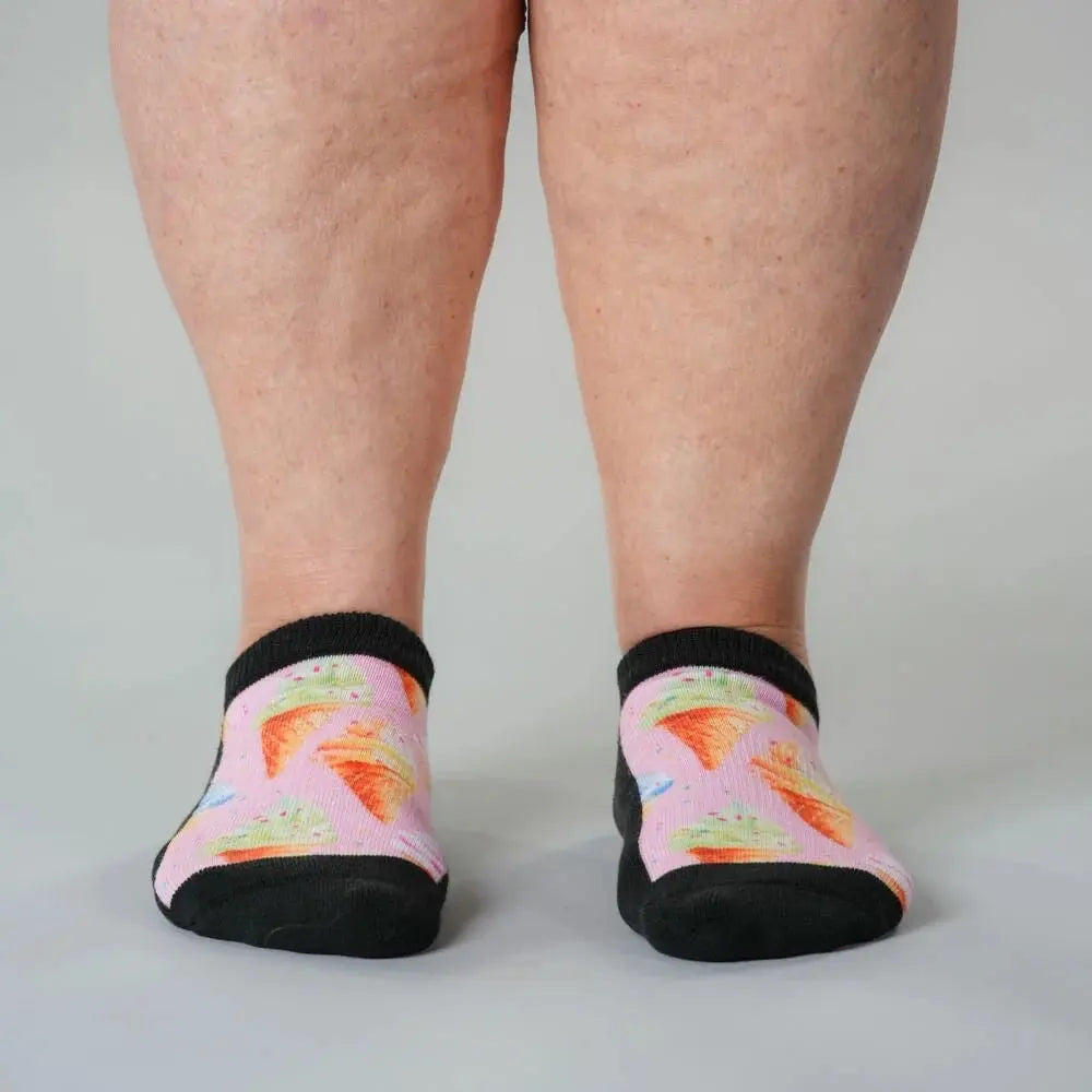 Sunny Days ankle socks - soft bamboo fabric detail