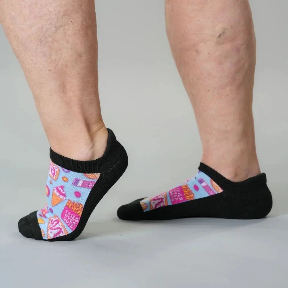 Cruising ankle socks - breathable moisture-wicking knit