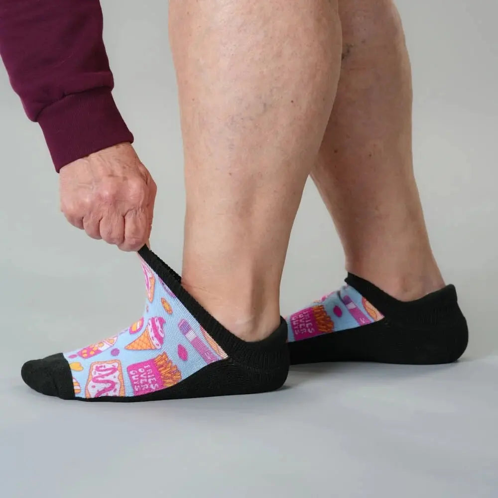 Cruising ankle socks - no tight elastic comfort band