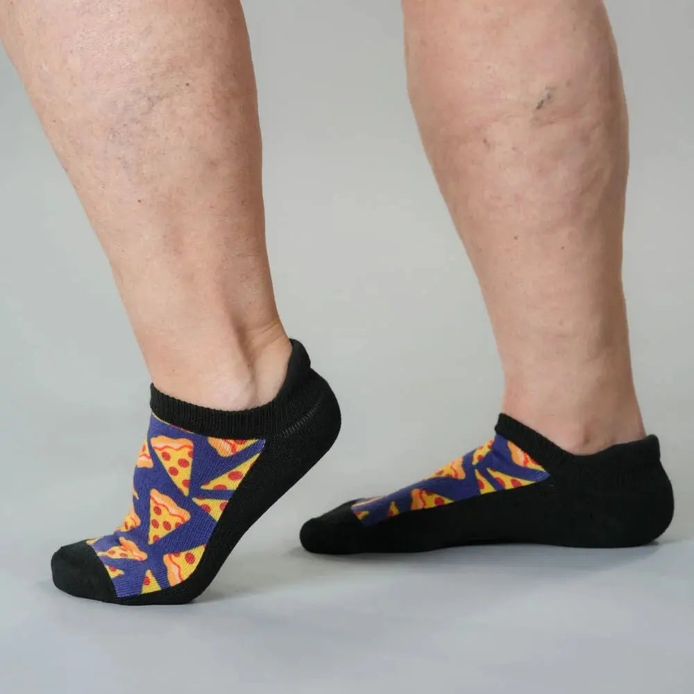 Pastel Reef ankle socks - breathable moisture-wicking knit