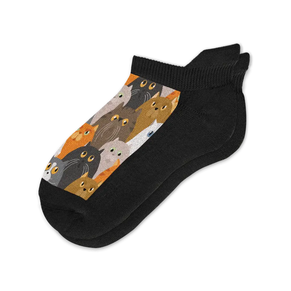 Water Lily ankle socks for daily wear - soft bamboo comfort