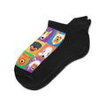 Celestial Moon ankle socks for daily wear - soft bamboo comfort