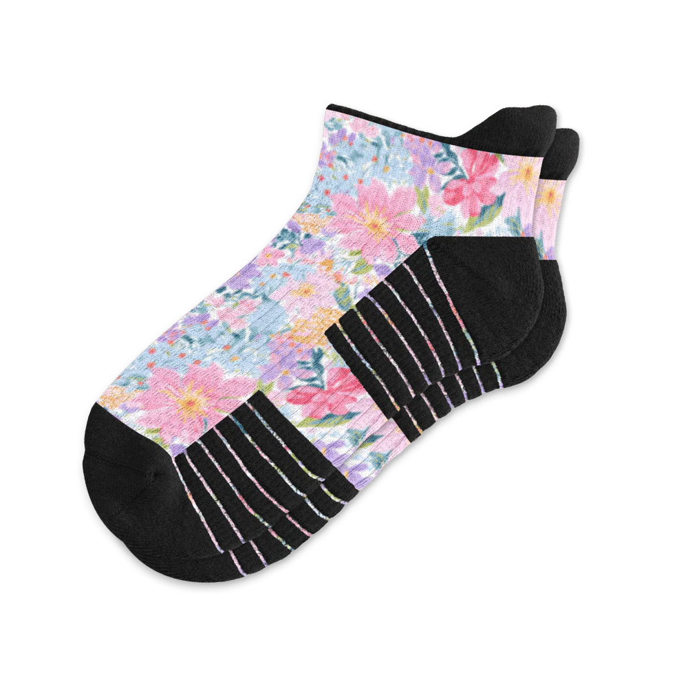 Bouquet Ankle Compression Socks