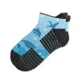 Mustard Floral Ankle Compression Socks