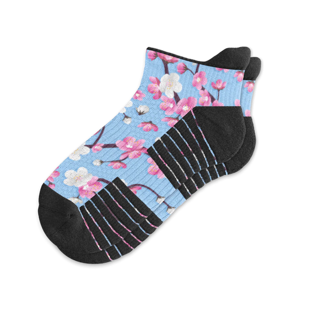 Cherry Blossoms Ankle Compression Socks
