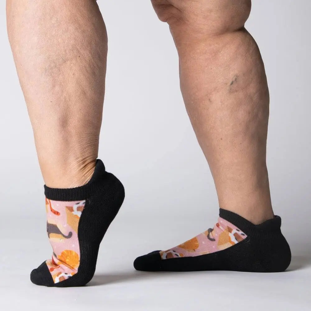 Paws N Bones ankle socks - soft bamboo fabric detail