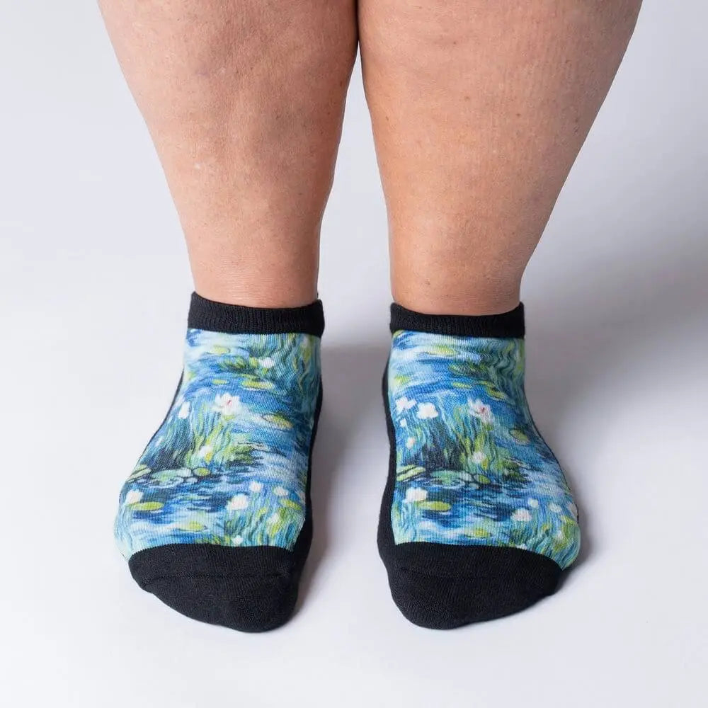Orcas ankle socks - soft bamboo fabric detail
