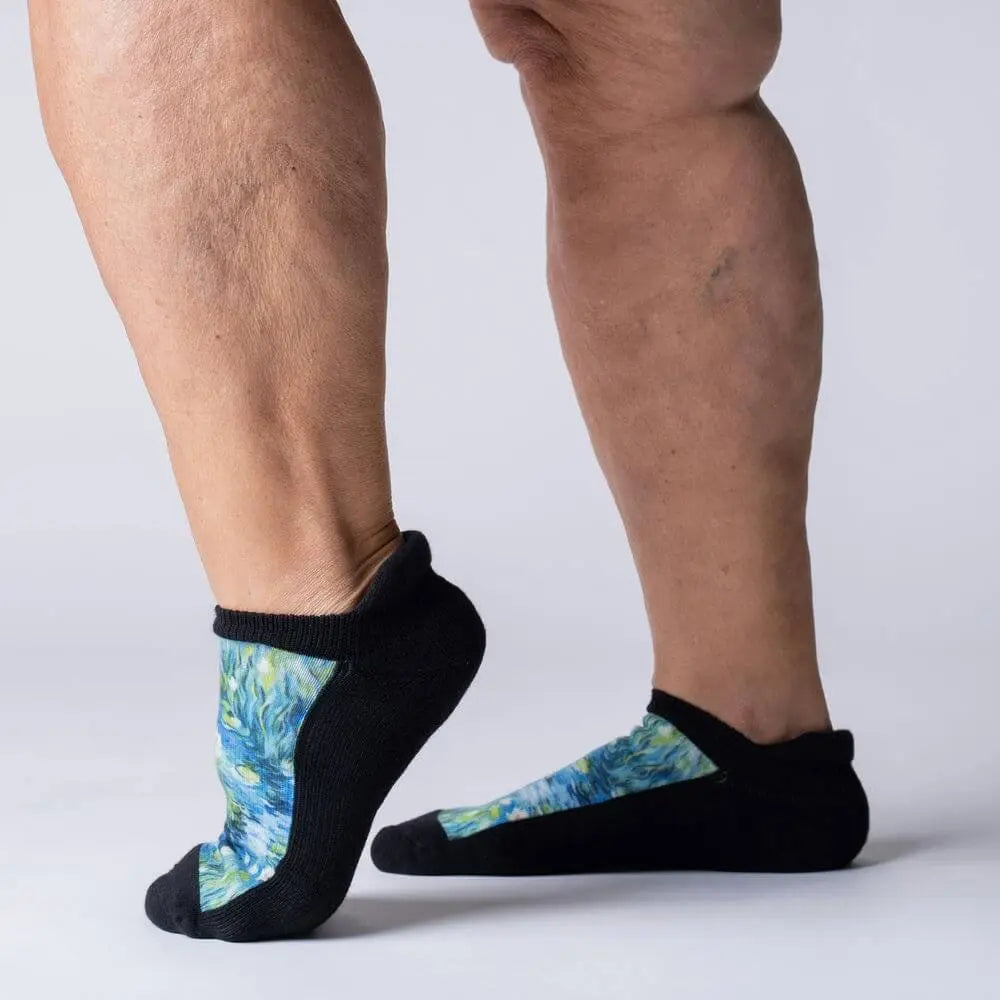 Orcas ankle socks - breathable moisture-wicking knit