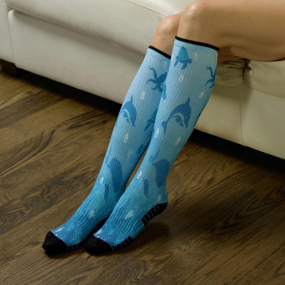 Deep Sea Compression Socks