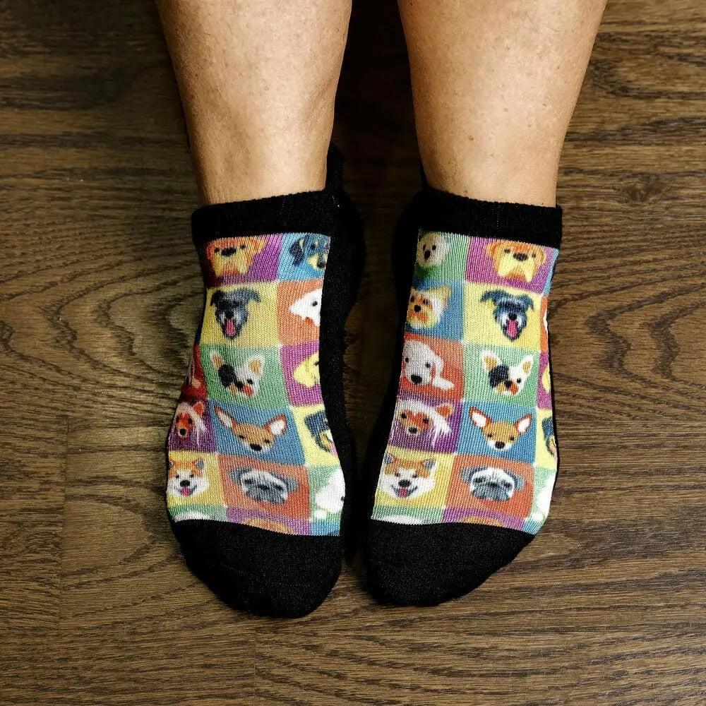 Celestial Moon ankle socks - no tight elastic comfort band