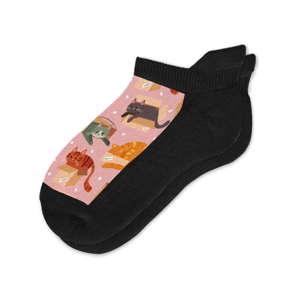 Paws N Bones ankle socks for daily wear - soft bamboo comfort