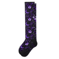 Purple Moon Compression Socks