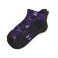 Purple Moon Ankle Compression Socks