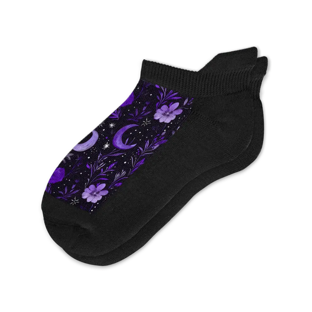 Spring Showers ankle socks for daily wear - soft bamboo comfort