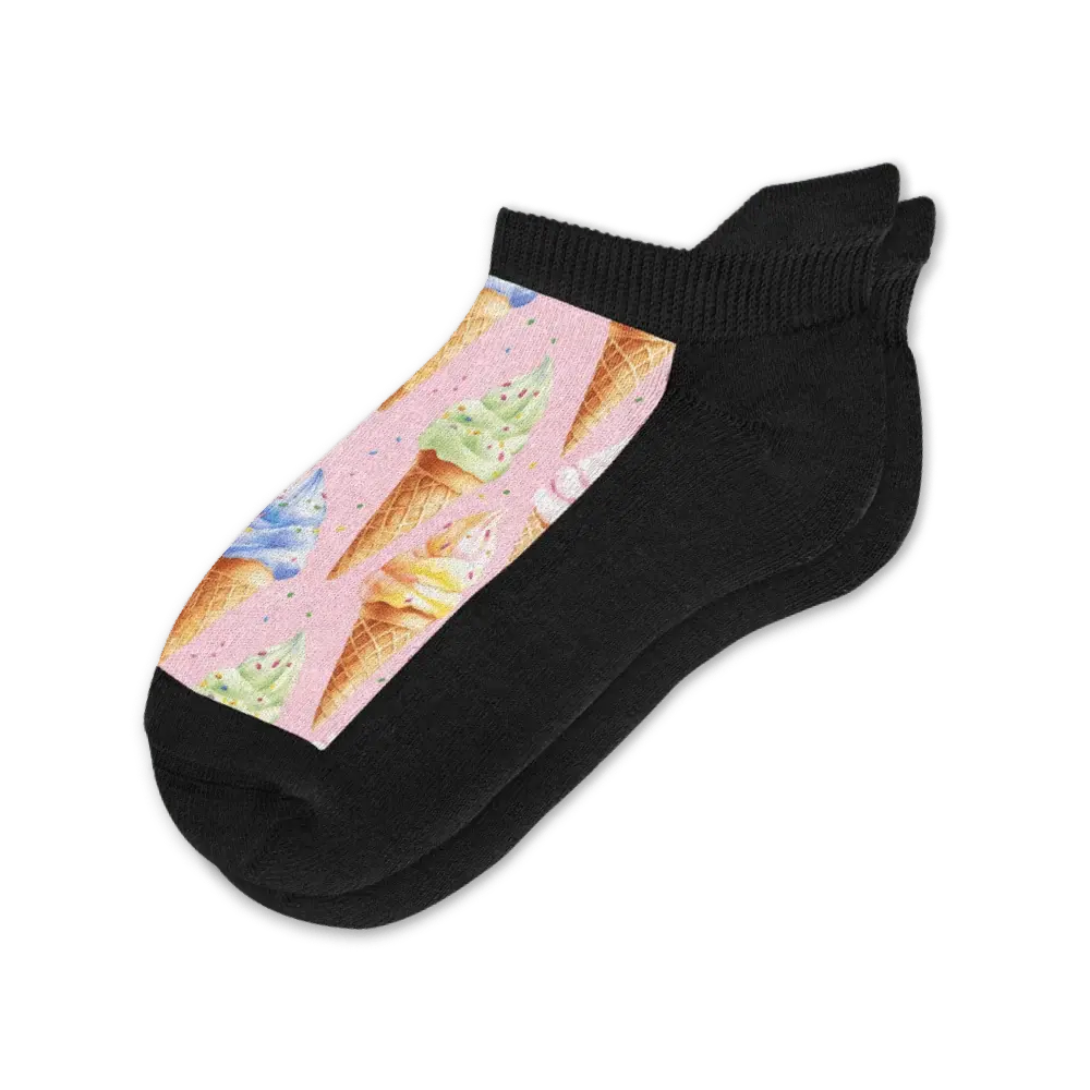 Sunny Days ankle socks for daily wear - soft bamboo comfort
