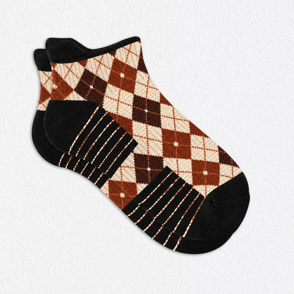 Voysox Ankle Compression Socks - Vintage Collegiate Style