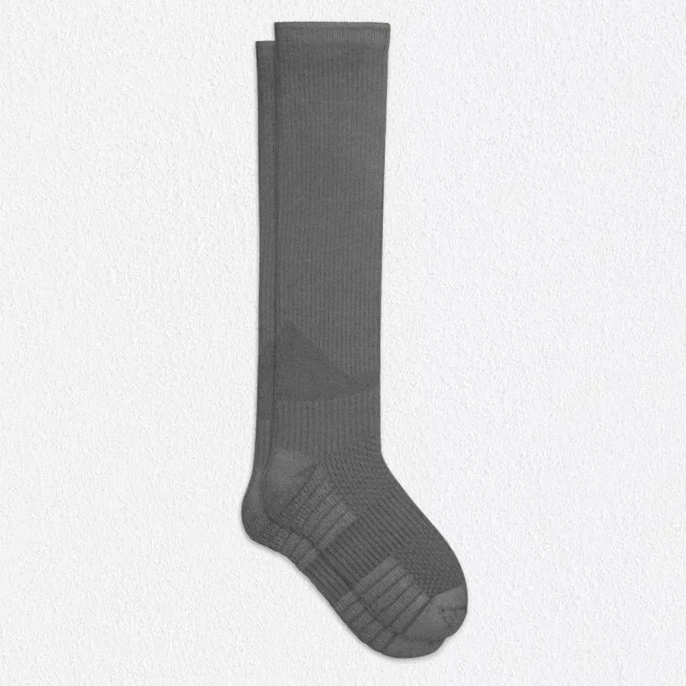 Gray Compression Stockings for Wide Calf | Knee High