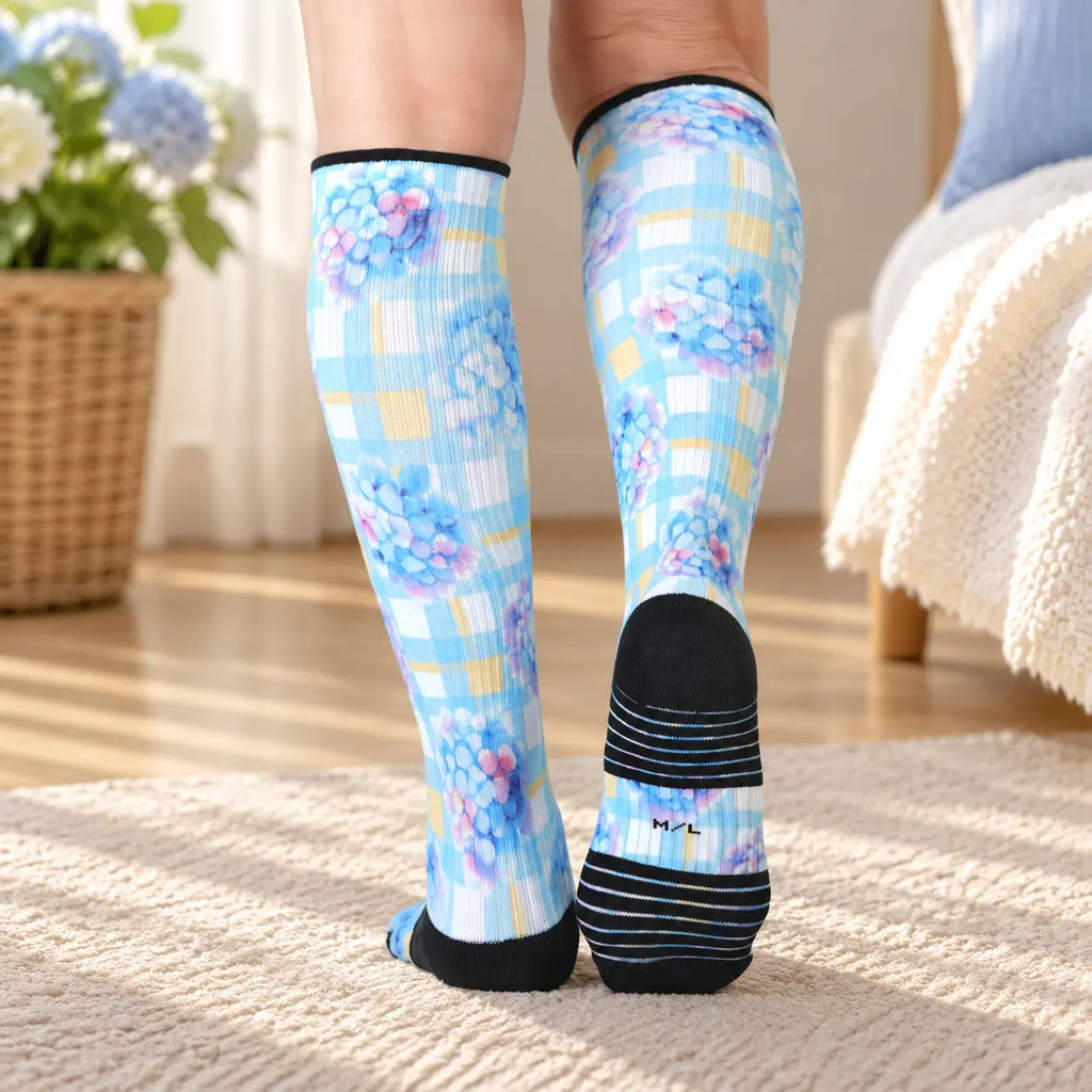 Anti Odor Compression Socks for Women & Men - 12-15 mmHg