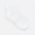 White Ankle Compression Socks for Nurses | 14 mmHg