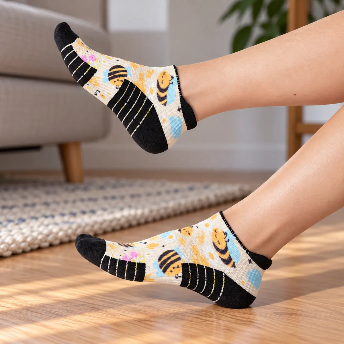 Low Cut Compression Socks - 14 mmHg Bamboo Support